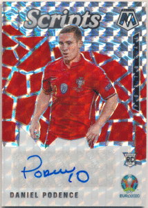 Daniel Podence 2021 Panini Mosaic UEFA Euro Scripts Prizm Signature Auto 直筆サイン プリズムオート ダニエル・ポデンセ