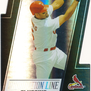 Albert Pujols MLB 2005 Donruss Production Line Slugging Black Die Cut Parallel 25枚限定 ブラックパラレル アルバート・プホルスの画像1