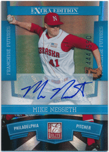 ☆ Mike Nesseth MLB 2010 Donruss Elite Extra Edition Franchise Futures Auto 590枚限定 直筆サイン オート 