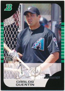 ☆ Carlos Quentin MLB 2005 Bowman Signature Auto 直筆サインカード オート カルロス・クエンティン