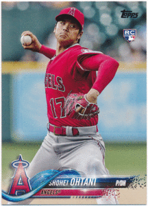 大谷翔平 MLB 2018 Topps Update Series RC #US1 Rookie Card ルーキーカード Shohei Ohtani