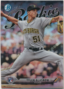 Tyler Glasnow MLB 2017 Bowman Chrome RC Rookie of the Year Favorites Refractor ルーキーリフラクター タイラー・グラスノー