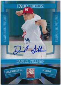 ☆ Daniel Tillman MLB 2010 Donruss Elite Extra Edition Franchise Futures Auto 816枚限定 直筆サイン オート ダニエル・ティルマン