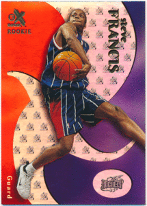 Steve Francis NBA 1999-00 Skybox E-X RC #80 Rookie Card 3499枚限定 ルーキーカード スティーブ・フランシス