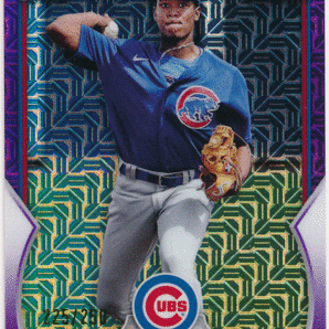 Jefferson Rojas MLB 2023 Bowman Chrome 1st Bowman Purple Mojo Refractor 250枚限定 パープルリフ ジェファーソン・ロハスの画像1