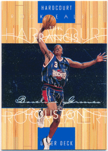 Steve Francis NBA 1999-00 Upper Deck UD Hardcourt RC #71 Rookie Card 500枚限定 ルーキーカード スティーブ・フランシス