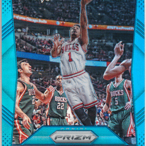 Derrick Rose NBA 2015-16 Panini Prizm Light Blue Prizm 199枚限定 ブループリズム デリック・ローズの画像1