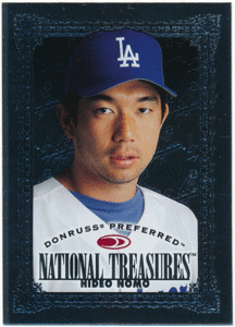 野茂英雄 MLB 1997 Donruss Preferred National Treasures Silver Hideo Nomo