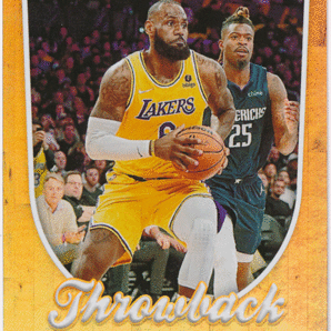 LeBron James NBA 2022-23 Panini Hoops Throwback Holo レブロン・ジェームスの画像1