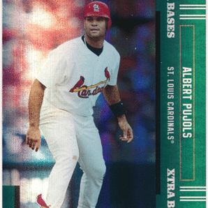 Albert Pujols MLB 2005 Playoff Prestige Xtra Green Parallel 50枚限定 グリーンパラレルカード アルバート・プホルスの画像1