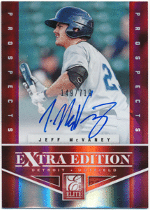 ☆ Jeff McVaney MLB 2012 Donruss Elite Extra Edition Prospects Signature Auto 710枚限定 直筆サイン オート トニー・ジック