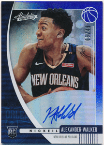 Nickell Alexander-Walker 2019-20 Panini Absolute RC Rookie Level 2 Auto 49枚限定 直筆サイン ルーキーオート ウォーカー