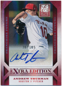 ☆ Andrew Thurman MLB 2013 Donruss Elite Extra Edition Franchise Futures Auto 725枚限定 直筆サイン オート アンドリュー・サーマン