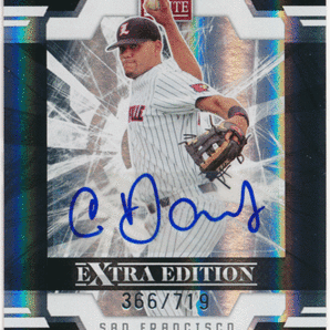 ☆ Chris Dominguez MLB 2009 Donruss Elite Extra Edition RC Rookie Auto 719枚限定 直筆サイン ルーキーオート クリス・ドミンゲスの画像1