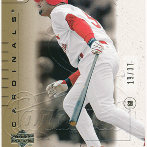 Albert Pujols MLB 2002 Upper Deck UD Ovation Gold Parallel 37枚限定 ゴールドパラレル アルバート・プホルスの画像1