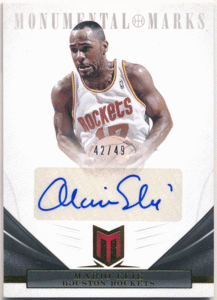 Mario Elie NBA 2012-13 Panini Momentum Monumental Marks Signature Auto 49枚限定 直筆サイン オート マリオ・エリー