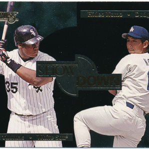 野茂英雄 / フランク・トーマス MLB 1995 Donruss RC Rookie Show Down ルーキーカード Frank Thomas / Hideo Nomoの画像1