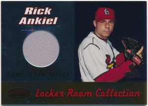 Rick Ankiel MLB 2000 Bowman's Best Locker Room Collection Game-Worn Jersey ジャージカード リック・アンキール