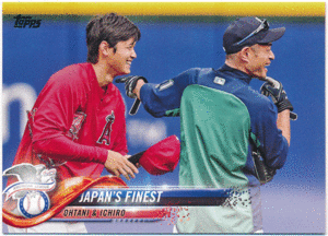 大谷翔平 / イチロー MLB 2018 Topps Upadate Series RC US153 Rookie Card ルーキーカード Ichiro / Shohei Ohtani