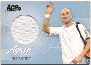 Andre Agassi Tennis 2006 Ace Authentic Authentic Match-Worn Jersey ウェア ジャージカード アンドレ・アガシ