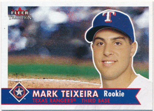 Mark Teixeira MLB 2001 Fleer Tradition RC #470 Rookie Card ルーキーカード マーク・テシェイラ