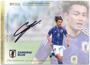 Jカード Epoch 2023 日本代表スペシャルエディション 上田綺世 直筆サインカード 60枚限定 Authentic Autographed Card