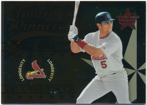 Albert Pujols MLB 2002 Leaf Rookies & Stars Longevity Award Winners 100枚限定 アルバート・プホルス