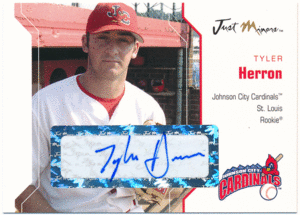 ☆ Tyler Herron MLB 2006 Just Minors Signature Auto 直筆サイン オート タイラー・ヘロン