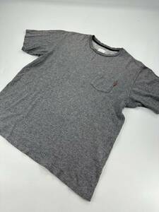 希少/オールド/supreme/ポケット Tシャツ/グレー /L/シュプリーム ストリート 霜降り カットソー インナー ポロシャツ シャツ