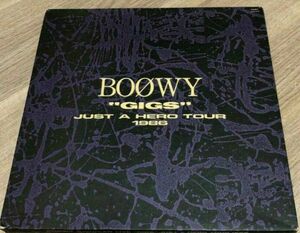 【BOOWY】 BOOWY GIGS 『JUST A HERO TOUR 1986』 初回限定 CD盤