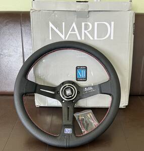 ★新品★ハンドル PVCレザー 350mm 検）NARDI ナルディ MOMO モモ　レース ドリフト ステアリング