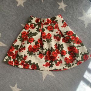 【細見え！】レディアゼル フレアミニスカート 花柄 スカート