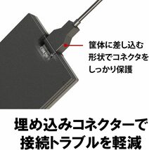 ■送料無料■ 美品【BUFFALO　1TB　ポータブル　SSD　外付け】 Win/Mac/PS5/PS4対応　USB 3.2(Gen 1)　コンパクト＆軽量・耐振動・耐衝撃_画像4