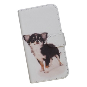 Galaxy S24 SC-51E/SCG25　スマホケース 手帳型 プリントケース 犬 チワワ かわいい