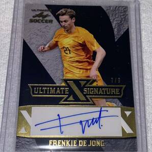 【9枚限定】leaf ULTIMATE signature FRENKIE DE JONG フレンキーデヨング 直筆サインカード オート オランダ バルセロナの画像1