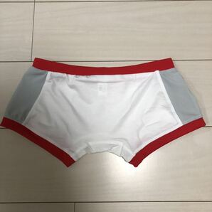 EGDE ショートスパッツ パンツ SHORT SPATS S サイズ メンズ 下着 ホワイトの画像2