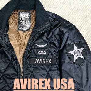 良品②AVIREX【L】キルティングJKT◇トップガン☆アヴィレックス gpz TOPGUN アビレックス　ハーレー