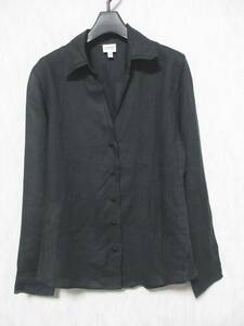  Armani koretsio-niARMANI COLLEZIONIlinen рубашка с длинным рукавом чёрный черный 40.4504