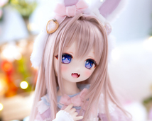 【sarara】DDH-01 セミホワイト肌 カスタムヘッド+舌パーツ+レジンアイ３種類（涙アイと十字架アイと通常のアイ）_画像5