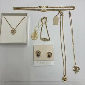 【お買い得】☆アクセサリー 6点まとめ☆ブランド／Dior／GIVENCHY／NINA RICCI／ディオール／ジバンシー／ニナリッチ／メッキ／DB0の画像1