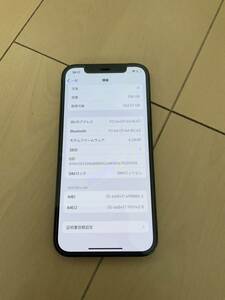 ジャンク　iPhone12 pro 256GB パシフィックブルー　SIMフリー