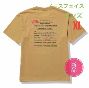 新品☆ノースフェイス エントランス パーミッション Tシャツ メンズ XL ケルプタン