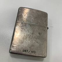 ZIPPO ジッポー　LIMITED 57/100 ライター　トライバル　アーマー アラベスク //エッチング 彫刻　シルバー 燻し ARMOR _画像2