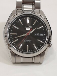 セイコー SEIKO 5 AUTOMATIC 21JEWELS / 7S26-01V0 稼働品 裏スケ デイデイト 自動巻き 21石 メンズ腕時計