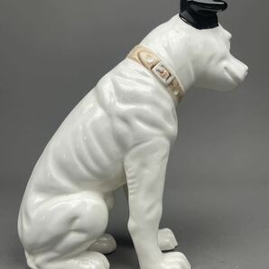熊3) 昭和レトロ Victor ビクター犬 ニッパー君 置物 高さ23cm 陶器製 飾物 オブジェ インテリア 当時物 ニッパー犬の画像3