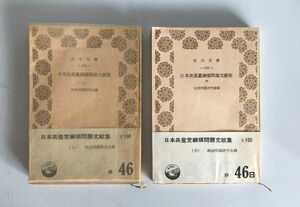 【資料】日本共産党綱領問題文献集　上・中　政治問題研究会編　青木文庫　1957年　青木書店発行