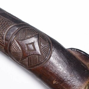 【TAKIYA】7215 『アイヌ小刀 マキリ 拵』 木彫 刀装具 ainu folk crafts 民藝 北海道 古美術 時代の画像6