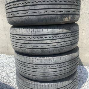 1円〜235-55R19BS ブリヂストン ALENZA LX100 4本 中古 LAV4 ハリアー エクストレイル 等バリ山 格安の画像1