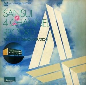 A00589708/LP/SANSUI ALL STARS (前田憲男・猪俣猛・中牟礼貞則・伏見哲夫etc)「Sansui 4-Channel Record / Test & Demonstration (1970