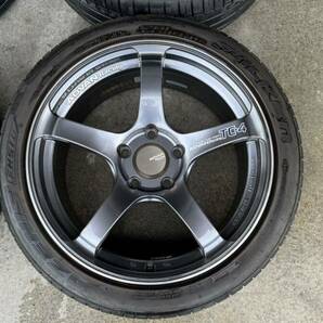 YOKOHAMA ADVAN TC-4 18インチ PCD120 5H 9J 53 ファルケン AZENIS FK510 245/40R18 2021年44週製造 ENKEI RAYS workの画像4